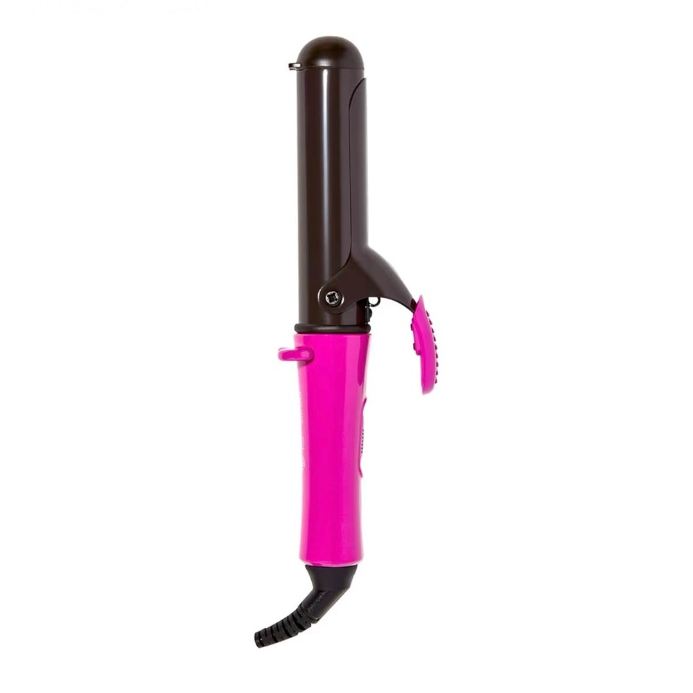 Pink and Brown Curling Iron
